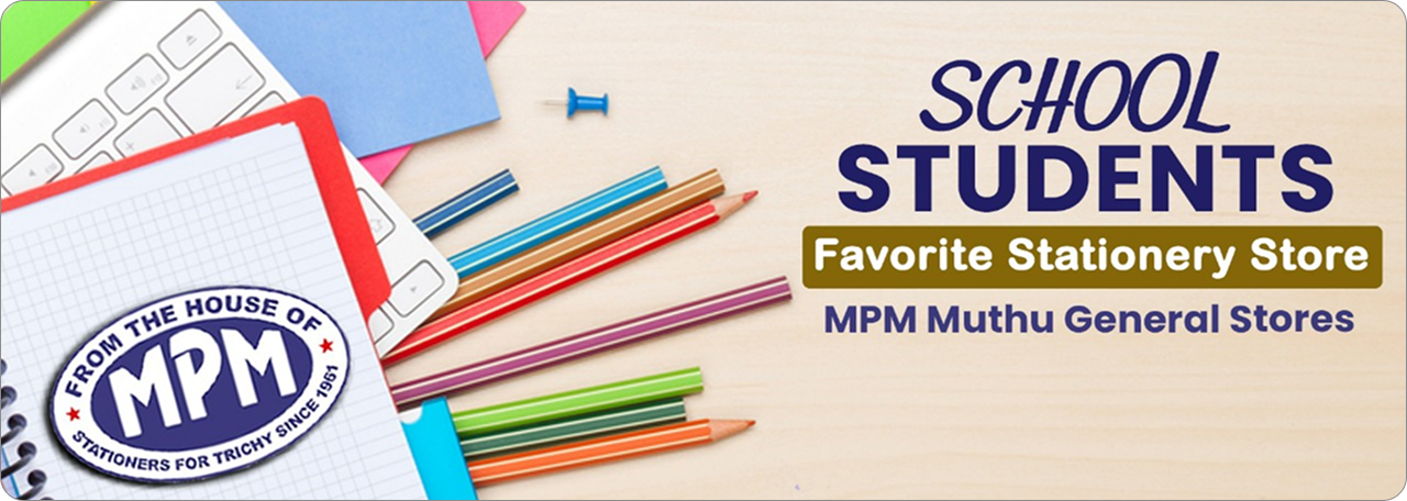 MPM Muthu General Stores stationery campaign